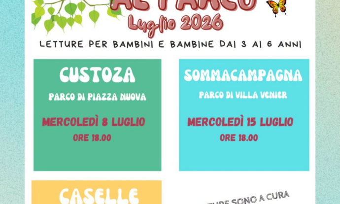 Ultima data per le amatissime 𝐋𝐄𝐓𝐓𝐔𝐑𝐄 𝐚𝐥 𝐏𝐀𝐑𝐂𝐎!

Dedicate a bambine e bambini 𝐝...